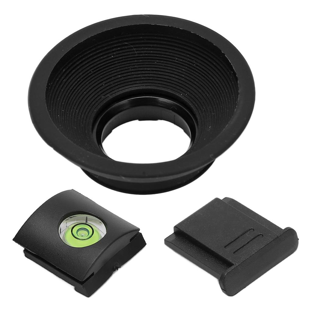 Camera Eyecup Eyepiece Viewfinder Protector Replacement for Nikon D700 with Camera Hot Shoe Level and Cover