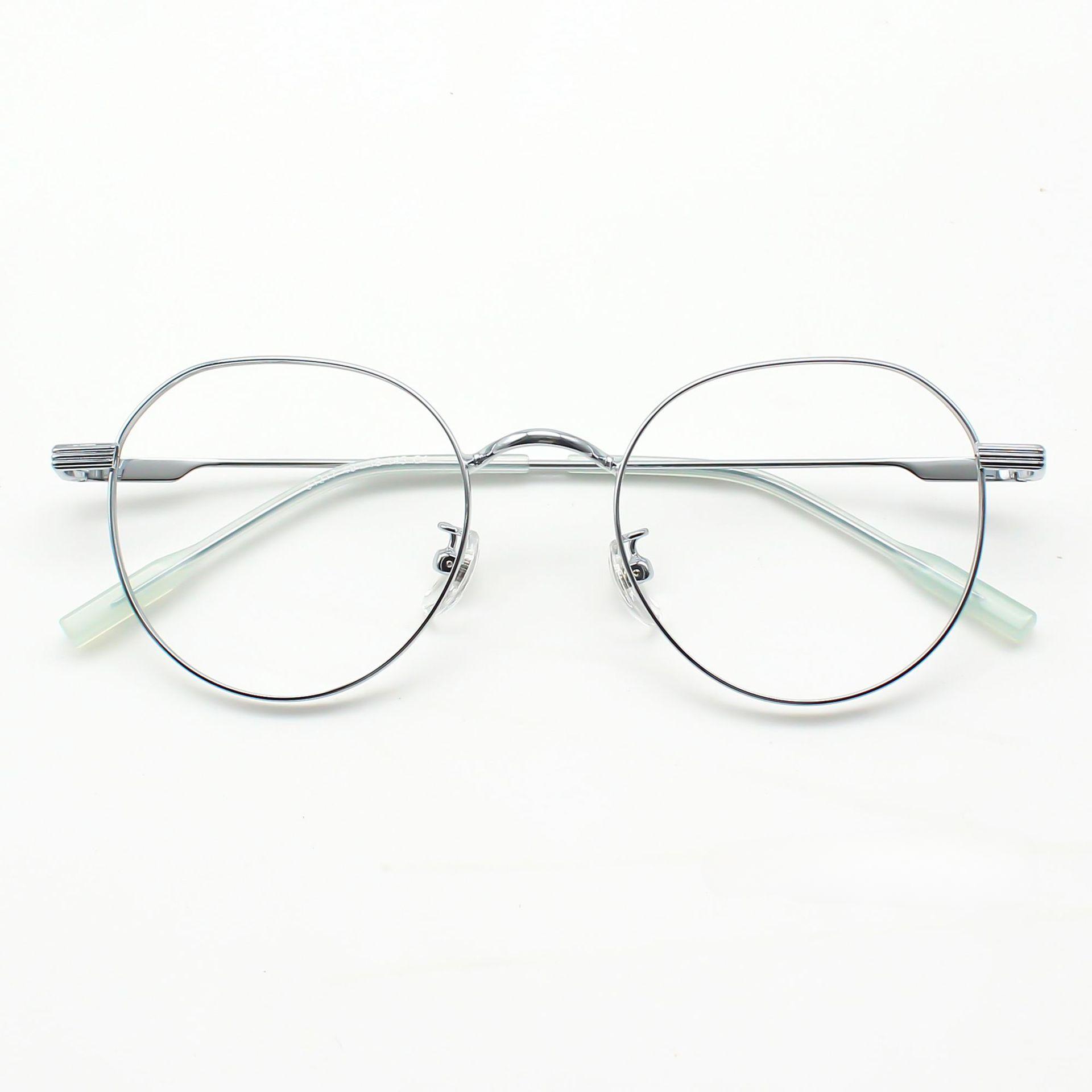 

Оправа для очков круглая художественная металлическая оправа для очков в стиле ретро для близорукости