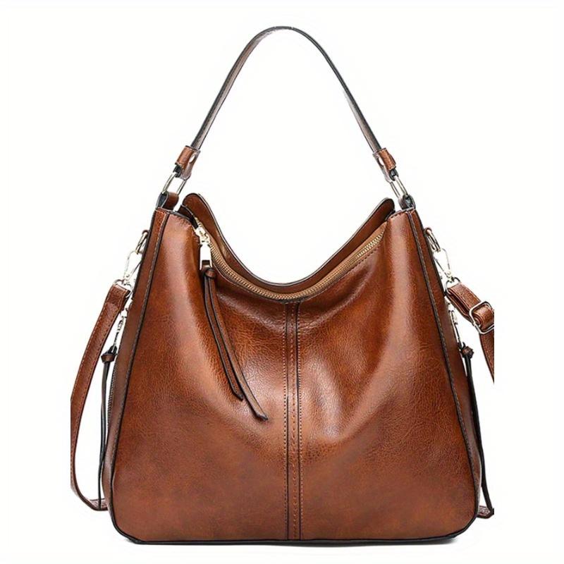 Женская сумка из искусственной кожи, женская повседневная сумка через плечо, кошелек, винтажная сумка-тоут, ZAINJO, женские сумки через плечо, женская сумка, из искусственной кожи, женские сумки через плечо one-size