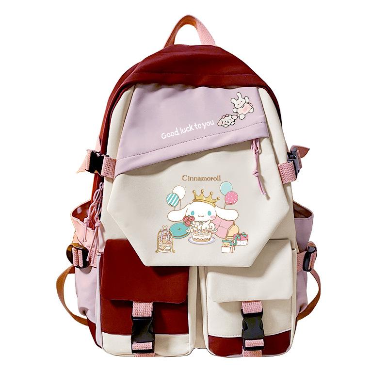 Cute Puppy Cartoon Printed Leisure Travel Bag, Primary And Secondary School Backpack
