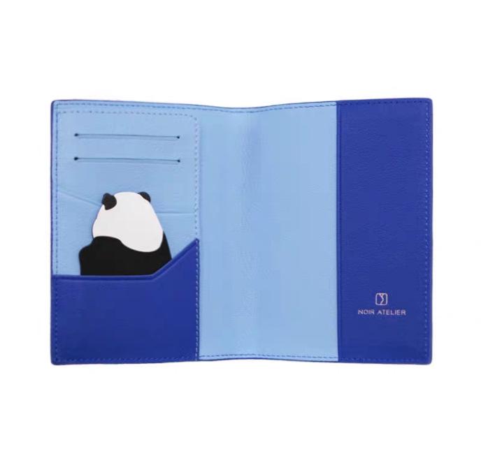 Kreativer Panda-Reiseetui im chinesischen Stil: Mehrschichtiges Lederdesign und Kulturdokumentenschutz