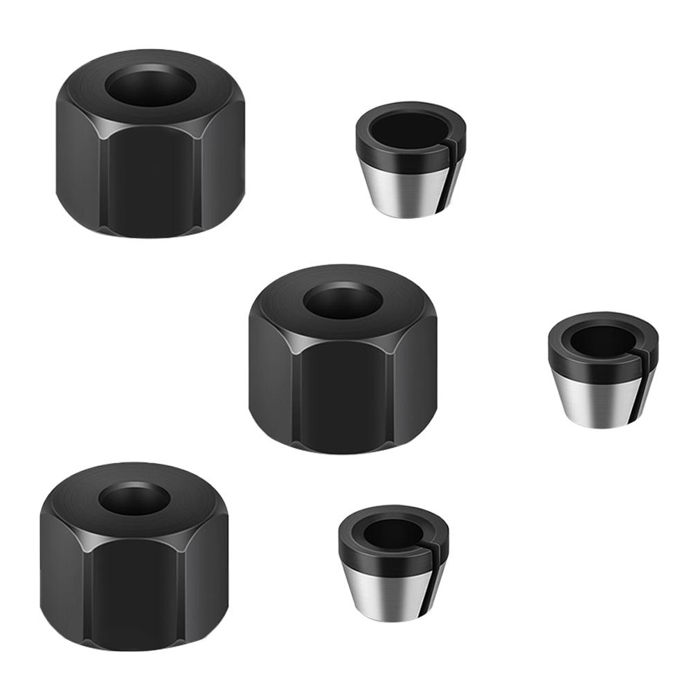 

Engraving Machine Collet Chuck Set 6pcs Metal Chucks Compatible with 14inch Trimming Machines Easy Installation China Mainland