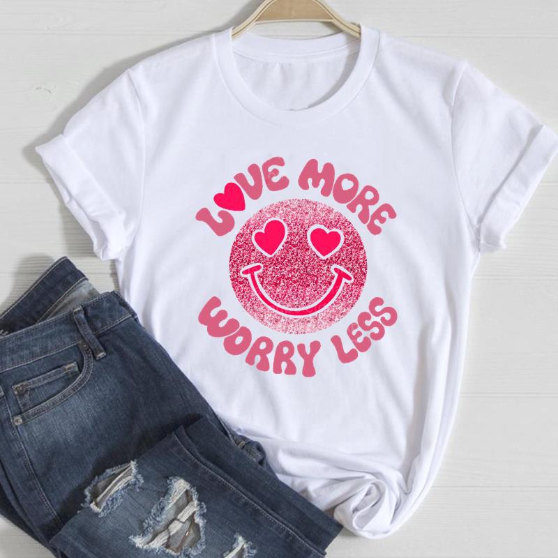 2026 Women Lady Clothing Floral Women Print European and American Short-sleeved T-shirt Women Clothing  Tops  Oversized TShirt