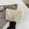 Handmade Beaded Bag Women's New Niche Design Woven Bag Summer Fashion Pearl Clutch Bag Underarm Bag
