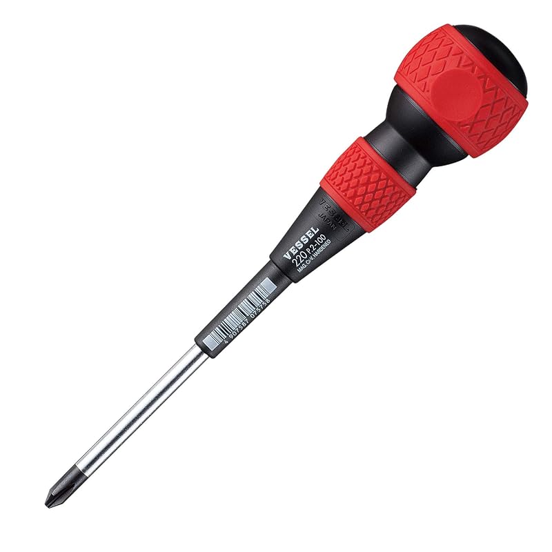 VESSEL Ball Grip Screwdriver +2 x 100 220