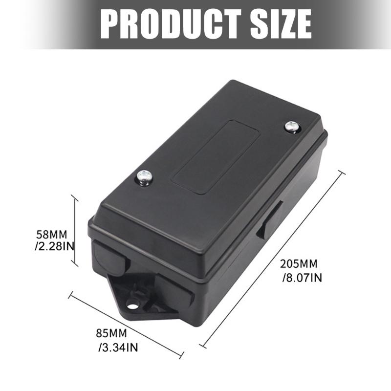 Easy Installation Weatherproof 7 Way Trailer Junction Box For Secure Electrical Signal Management In Trucks And Trailers