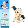 Simulated Wooden Artificial Satellite Assembly Model Children Puzzle Toy Set For Kids Learning