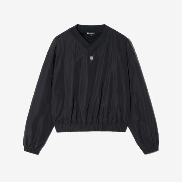 Ветровка-толстовка Fila Haley Bieber Черная Fs2poh2h93f Blk blacks/85