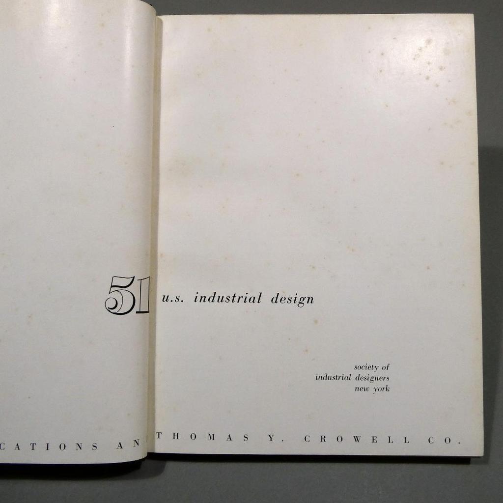 [USED] American Vintage 50s Industrial Design Book 1951