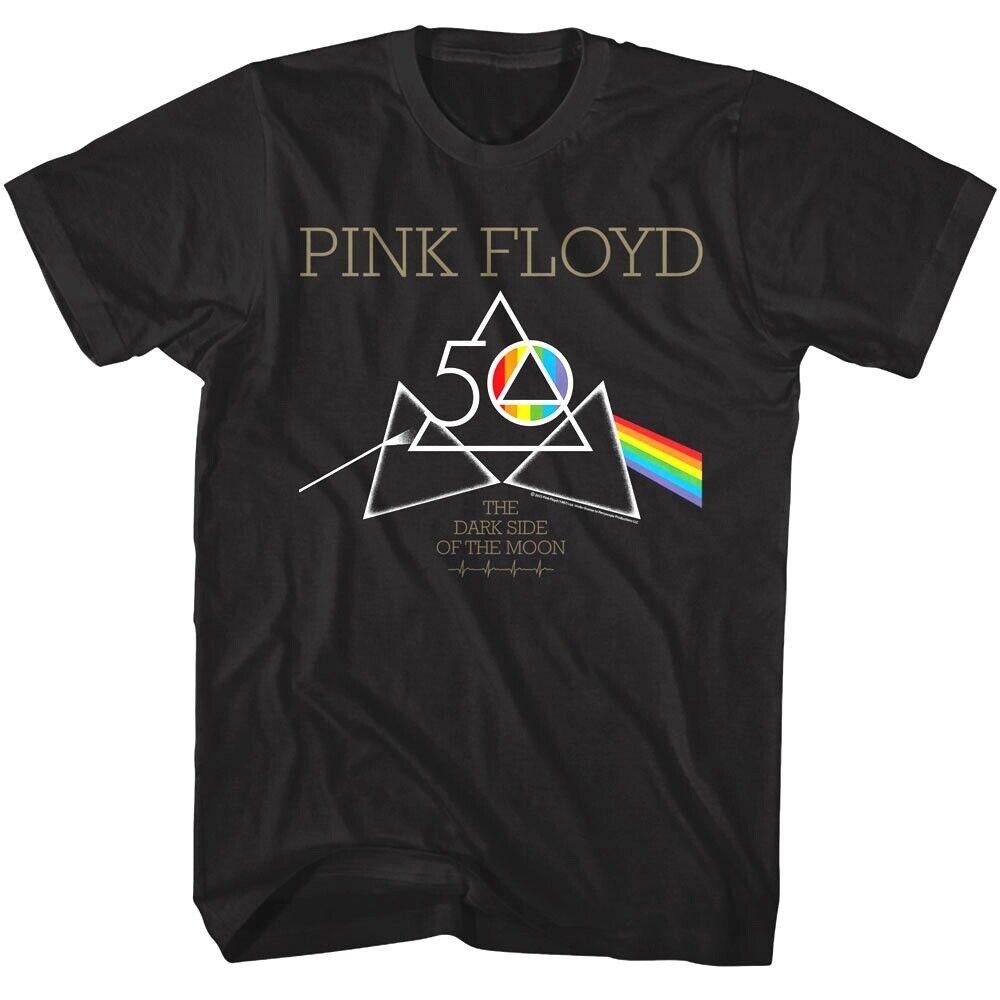 Pink Floyd DSOTM 50th Anniversary Men's T Shirt Prism Dark Side Of the Moon