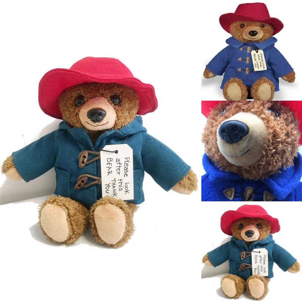 Urso Paddington Fofo Brinquedo de Pelúcia Boneco Com Suéter 29cm/11,42in