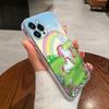 Süßes Regenbogen-Einhorn Transparente Hülle Für Apple iPhone 17 16 15 14 13 12 11 Pro Max 16 Plus 16E 17Air 17Pro Handyhülle Silikon