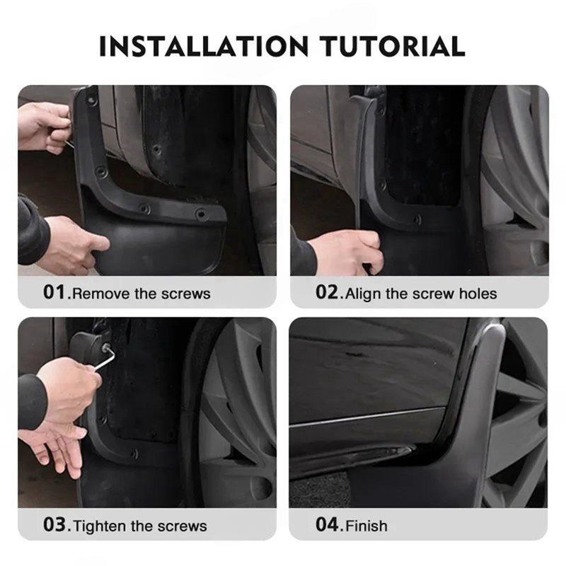 Mudguard Splash Protectors For Car Tires For Dodge Journey Fiat Freemont 2007-