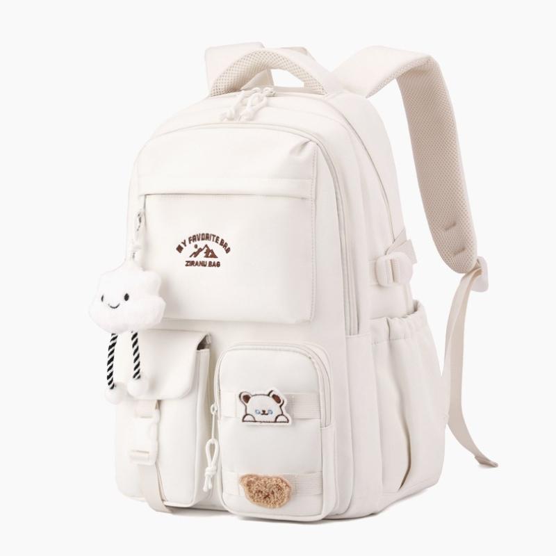 Autumn New Campus Girl Student Schoolbags Lightweight Breathable Pressure Reducing Backpacks Large Capacity Junior High School Girls Student Racksacks