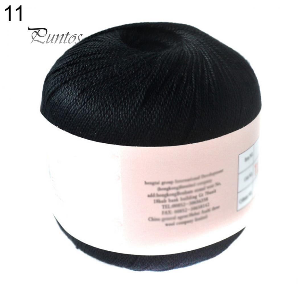 

Мерсеризованный хлопковый шнур, пряжа для вышивания, вязания крючком, кружевных украшений 11