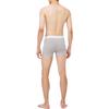 Calvin Klein Letter Print Moisture-Wicking Mid-Rise Boxer Briefs Men Underwear Light-Gray NB3996-OQ9