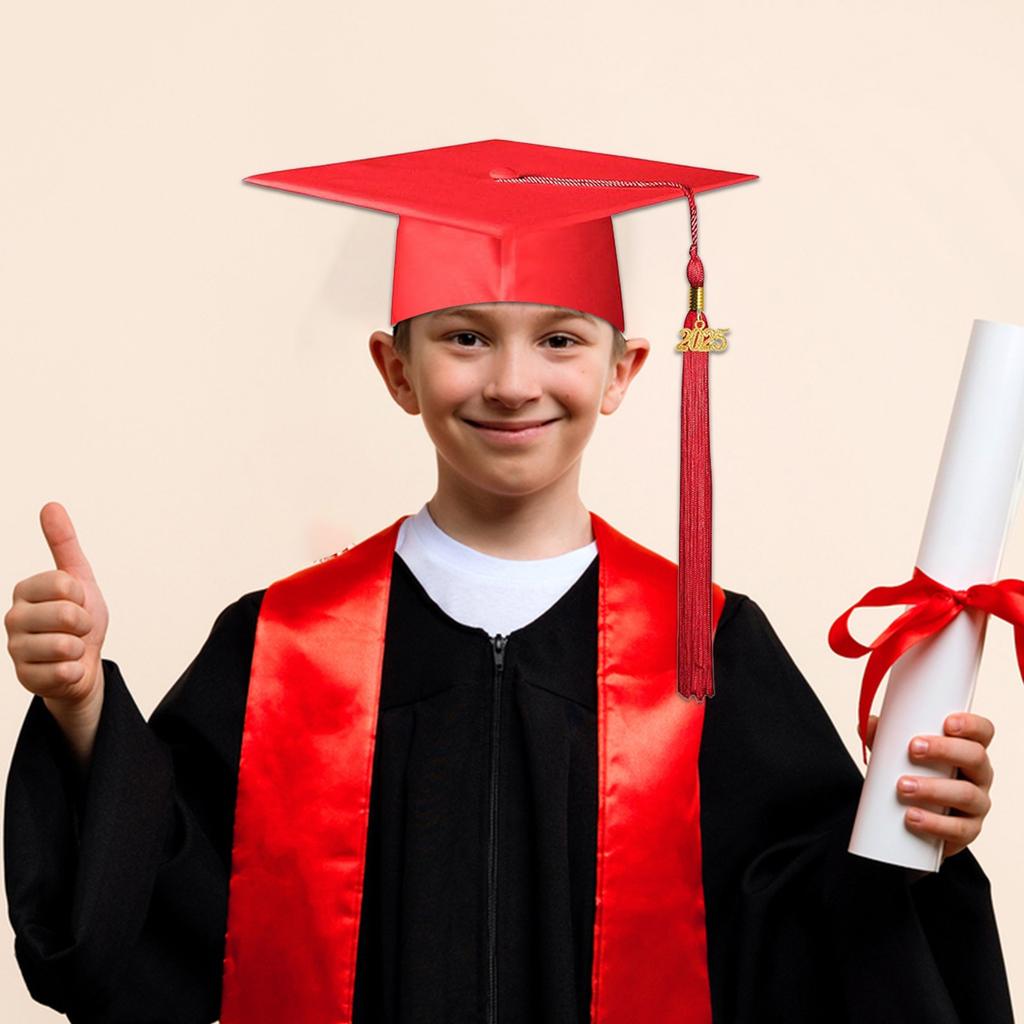 1pc Graduation Hat With Removable Year Charm Knitted Doctoral Hat Graduation Cap Personalized Master Degree Hat Bachelor Hat