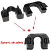 För Ford Focus MK3 3 Mondeo MK4 Fiesta MK7 MK8 B-Max C-max Bakre Bagageutrymme Lastskydd Paket hylla Klämmor Pivotfäste