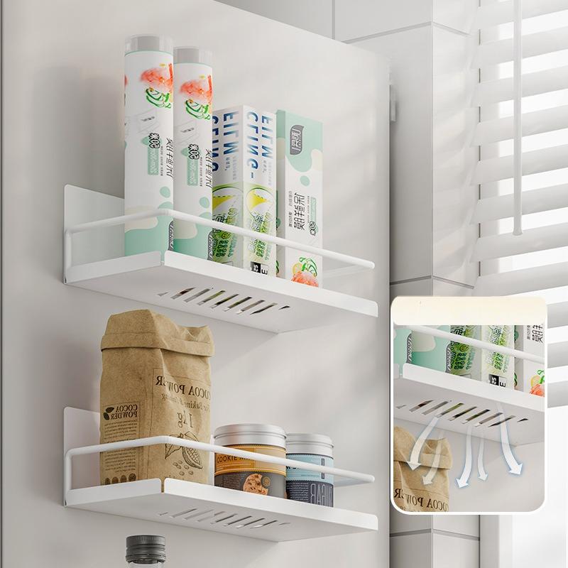 Stanzfreies Küchen-Gewürzregal zur Aufbewahrung Zuhause Wandmontiertes Metall-Gewürzregal Klebe-Hänge-Kleinteile-Organisationshalter