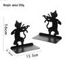 Tree Shadow Skull Metal Bookends - Student Reading Supplies, Retro Hollow Design