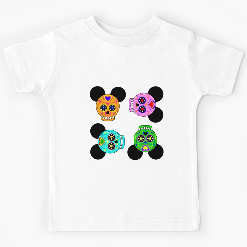 Dia De Los Muertos Ears (Pattern) Kids T-Shirt 140
