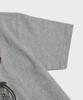 Beulonseun Retro Motorcycle Graphic Tee Gray
