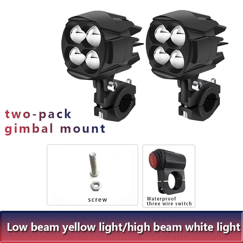 

Мотоциклетная светодиодная противотуманная фара, вспомогательная фара, дальний/ближний свет, мотоциклетная противотуманная фара для вождения, прожектор, рабочая лампа для внедорожника, грузовика, автомобиля, квадроцикла WX 2PCS