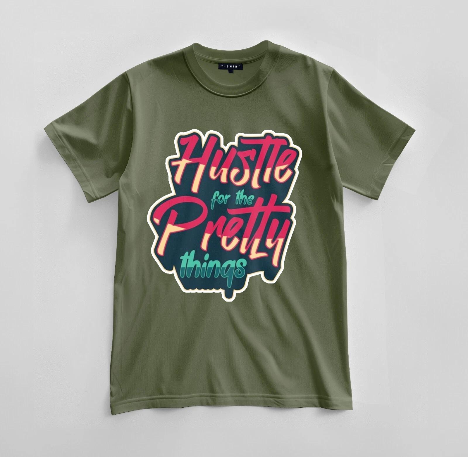 

Custom Hustle for the Pretty Thing T-shirt Design Unisex Jersey Short Sleeve Tee 2XL