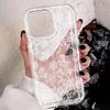 Sexy Spitzenmuster Transparente Handyhülle Für iPhone 17 Pro Max 16 15 Pro 14 13 12 11 XR XS 17Air 16 Plus 16E Klare Bumper-Abdeckung