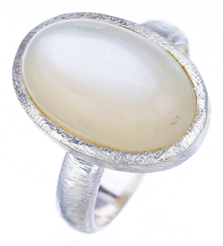 

StarGems® Natural Cats Eye Handmade 925 Sterling Silver Ring 7.75 F2463