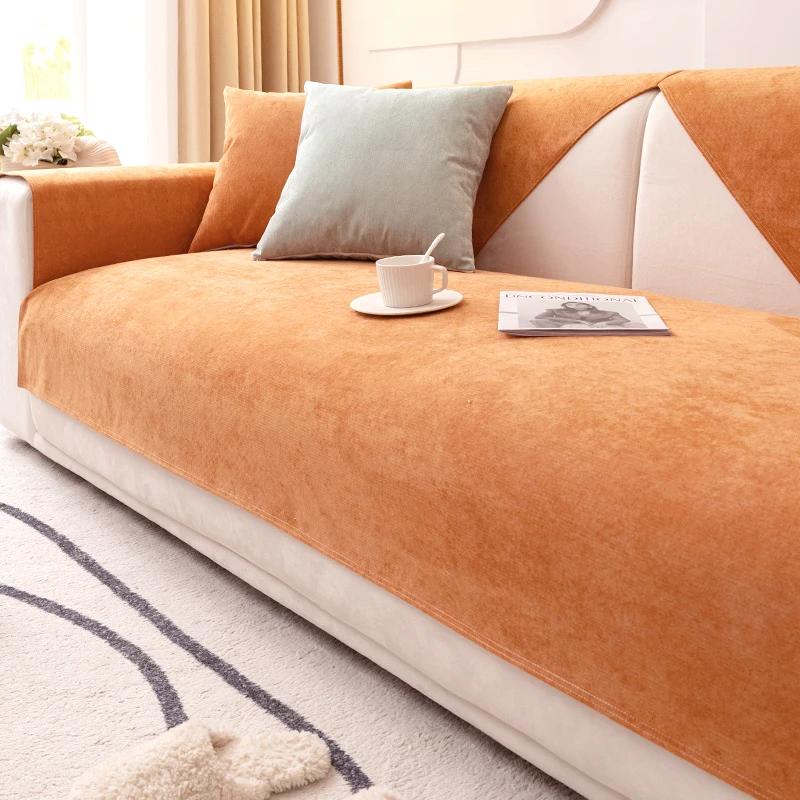 Non Stick Waterproof Sofa Cover Fabric Suitable for All Seasons Wear-resistant Sofa Cushion Cover Anti Slip and Not Easy To Fade