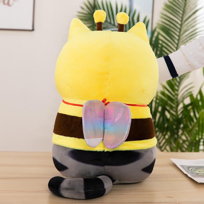 Bee Creative Cat Plush Toy Cute Cartoon Girls Kids Playful Pal Birthday Gift