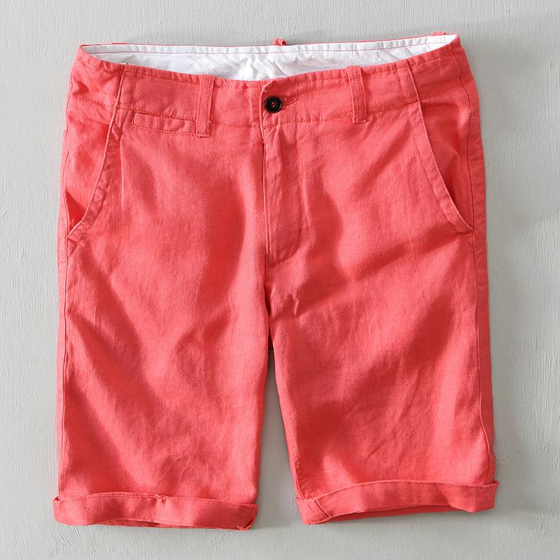 Men's Lightweight Linen Casual Shorts - Breathable, Versatile, Loose Fit Beachwear