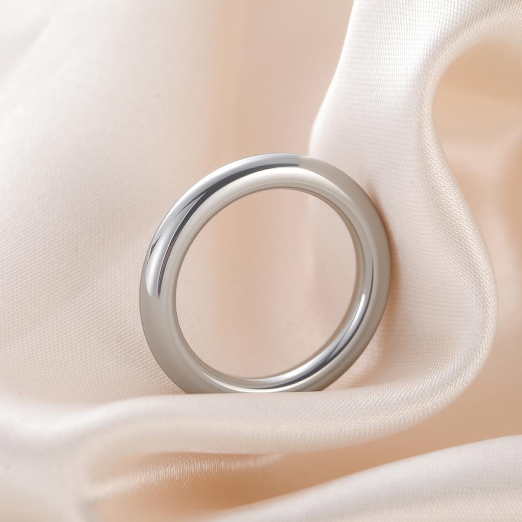 COOLTIME Stainless Steel O Ring New Classic Minimalist Shiny Smooth Rings for Women Bag Sewing Accessories Jewelry