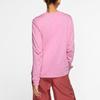 Nike Sportswear Letter Logo Print Round Neck Long Sleeve Drop Shoulder T-Shirt Women T-Shirt Pink BV6172-693