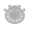 Clock Frame Metal Silvery Stencil Embossing Cutting Dies For Diy Scrapbooking Paper Album Cards Making