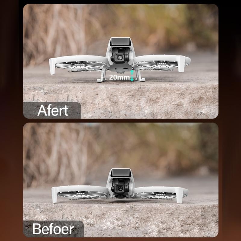 Portable LED Landing Gear Foldable Extension Leg Night Navigation Light Landing Skid for FLIP Drones Accessories