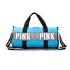 Victoria's Pink Różowa Płócienna Torba Duffle na Jogę o Ponadczasowym Designie do Szkoły i na Siłownię