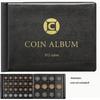 Coin Collection Supplies Holder Book for Collectors, 300 Bags Coin Collector Organizer Storage Box Case Album for 20/25/27