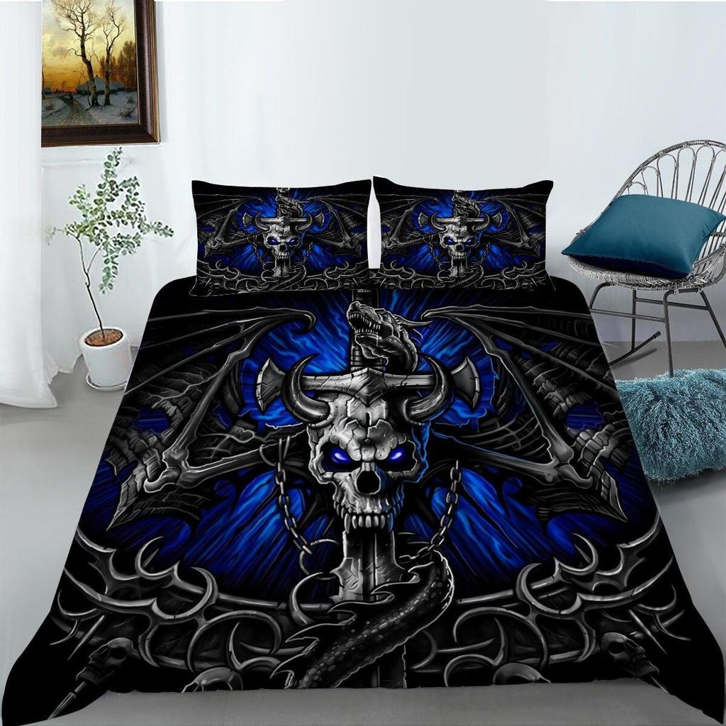 Three-Piece Quilt Cover 3D Digital Printing Sheets, Bedding, Home Textiles