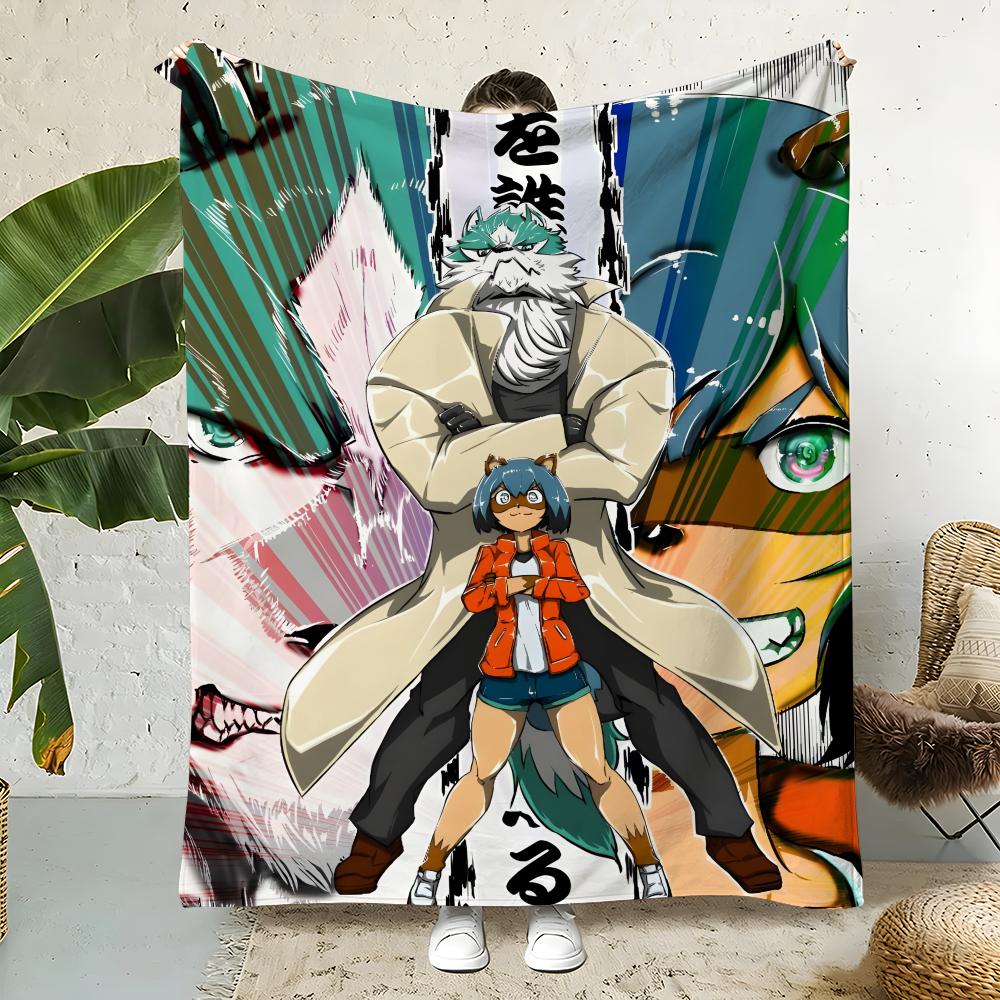 Anime B-BNA Throw Flannel Throw Blanket,Bed Home Office Nap Blanket Travel,Camping,Picnic Blanket Soft Decor 75x90cm