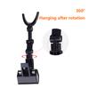 2Pcs Fishing Rod Rest Head 360 Degree Rotations Bracket Bridge Raft Fishing Rod Rack Non-Slip Luminous Reinforced Pole Bracket