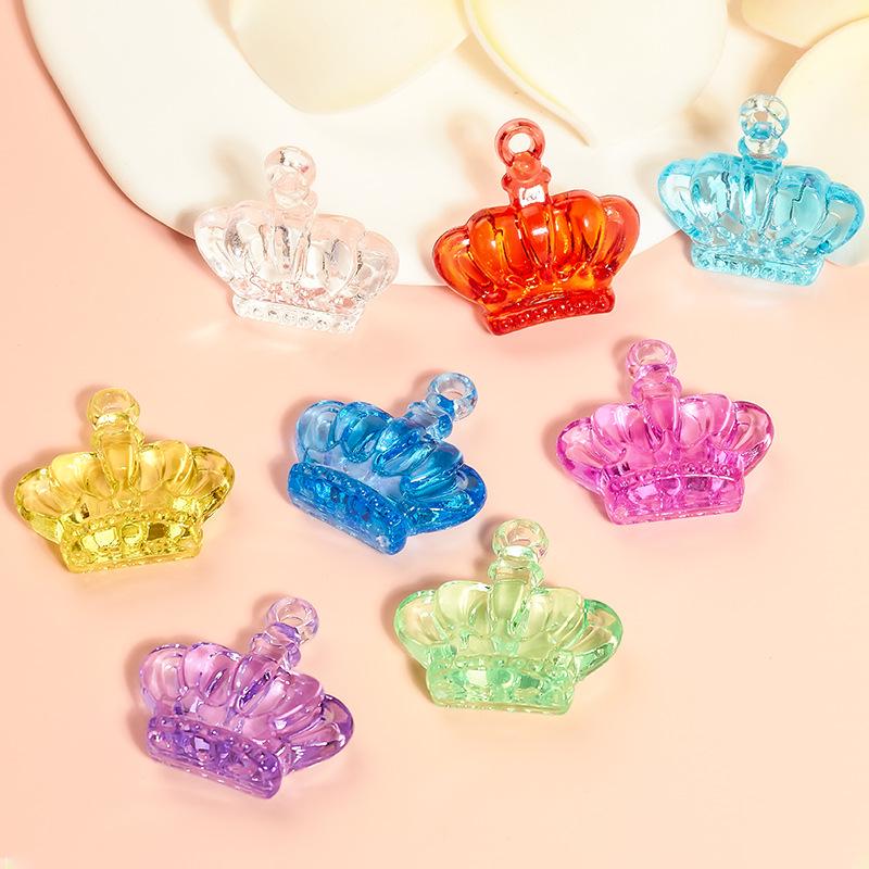 Acrylic Crystal Gem Toy Crowns - DIY Claw Machine Accessories