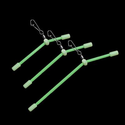5Pcs Fishing Anti-Tangle Feeder Boom Luminous Anti Tangle Booms with Snaps Tube Balance Connector Tackle Anti Tangle