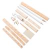 Needlework Table and Lap Embroidery Stand Wood Frame Holder Adjustable Rack for Home Studio S