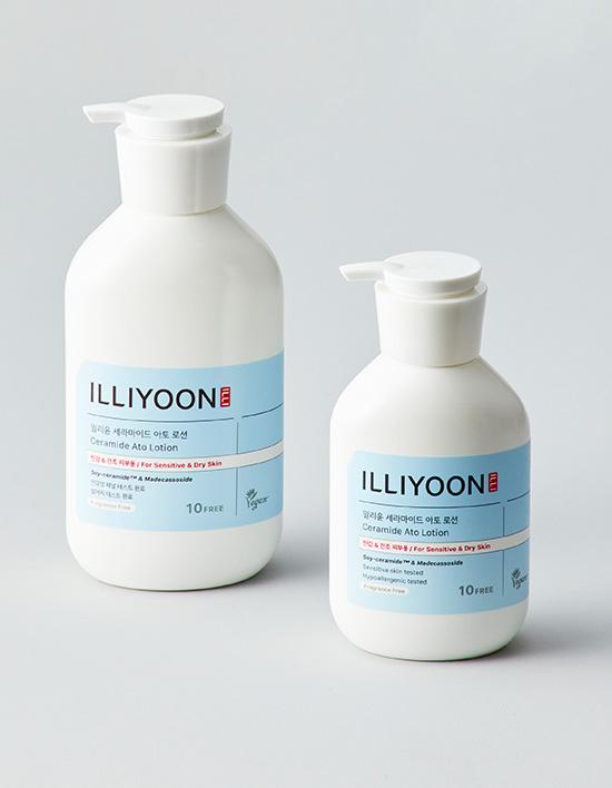 Ilyoon Ceramide Ato Lotion 528ml+350ml Set