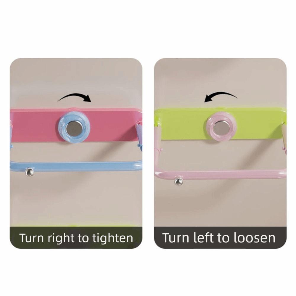 2Pcs No Punching Telescopic Washbasin Rack Plastic Pot Lid Storage Rack  Bathroom