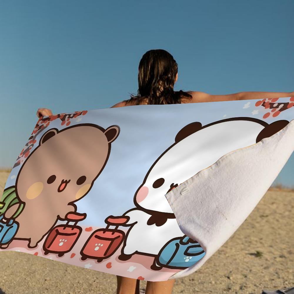 Ctue Bubu Dudu Microfiber Beach Towel Absorbent Quick Dry Soft Yoga Swimming Resort Mountain Climbing Towel