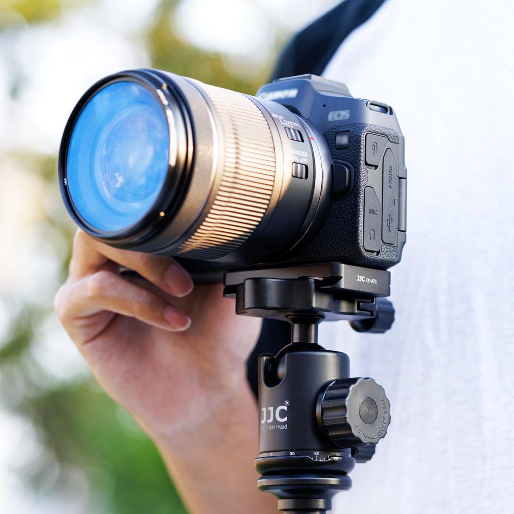 JJC AirTag Rychloupínací držák Kompatibilní s montážním šroubem Kompatibilní se Sony Canon Nikon a AirTag Skrytá základní deska Deska, Adaptéry, 1/4"-20 &