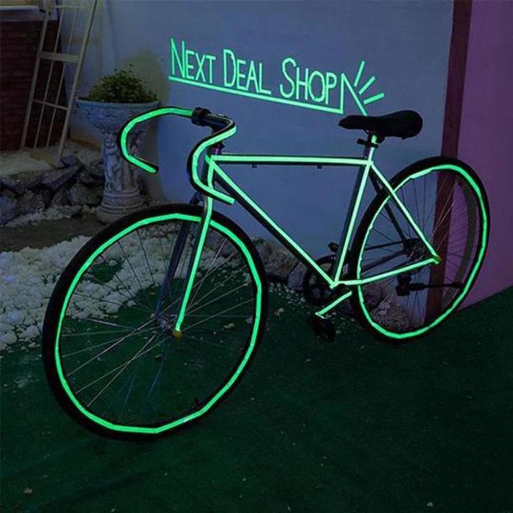 4 rolos 3M fita luminosa adesivos de aviso de incêndio em escadas estágio verde fluorescente anticolisão adesivo fita luminescente